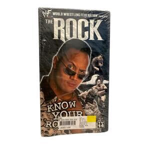 Vintage WWF The Rock Know Your Role (VHS, 1989) New Sealed
